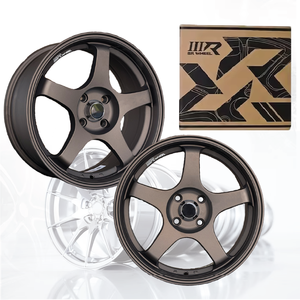 3R Aluminium Alloy Passenger Car <b>Wheel</b> SMOKY BRONZE JDM 17 Inch 4 Hole 100 04115-V8 - Product Image 5
