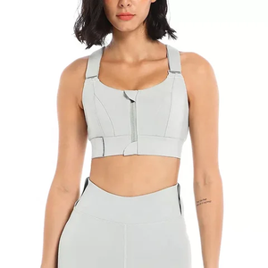 เสื้อชั้นในกีฬาไร้ตะเข็บสำหรับผู้หญิง ขายส่ง ชุดออกกำลังกายสำหรับวิ่งและออกกำลังกาย รับสกรีนโลโก้ด้านหน้า มีไซส์พลัสสำหรับผู้หญิง - Product Image 3