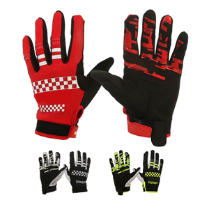 Custom MTB Mountain <b>Bike</b> Gloves Full <b>Finger</b> Breathable Touchscreen Hook & Loop Closure Unisex All Seasons Protective - Product Image 5