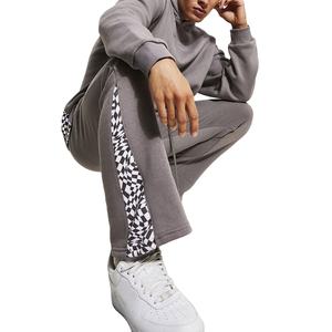 Survêtement évasé avec logo personnalisé de haute qualité Sweat à capuche en tissu de coton à taille élastique Pantalon évasé à motif empilé-Pantalon pour hommes sur mesure - Product Image 2