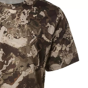 Men's Camouflage Printed Hunting Shirt Short Sleeve Breathable Polyester Summer Wear Adult Outdoor Apparel - Product Image 4