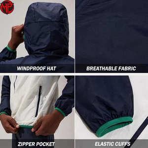 Custom Summer Mens Clothing Jogging Sportswear Suit Sets Luxury Nylon <b>Wind</b> <b>Breaker</b> Windbreaker Short Set for Men - Product Image 4