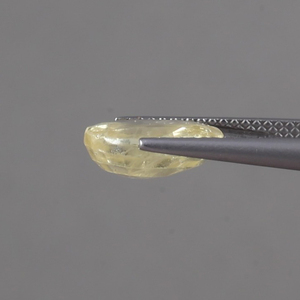 Saphir synthétique certifié IGI, jaune, taille coussin, 10x9,5mm, 8mm, 4,65 carats, qualité supérieure, pour la fabrication de bijoux, traité par cirage/huile. - Product Image 2