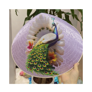 Sombrero Cónico de Hoja de Palma y Bambú Hecho a Mano en Vietnam, Estilo Tradicional, para Playa, Festivales, Decoración y Regalo - Product Image 6