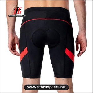 High Performance Eco-Friendly Breathable Spandex/Polyester <b>Cycling</b> <b>Shorts</b> Customizable Options Men-Padded Comfort Quick Dry - Product Image 2