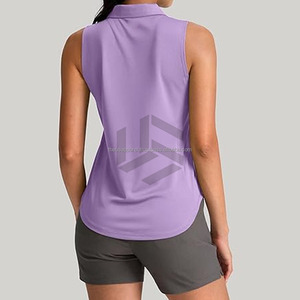Nueva Llegada: Top Deportivo para Mujer, Ropa de Gimnasio, Chaleco Deportivo sin Mangas con Cuello Alto y Cierre - Product Image 3