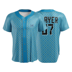 Customized Women's Button <b>Down</b> Closure Baseball Jerseys Plus Size Breathable 100% Polyester Summer Wear Eco Friendly Jerseys - Product Image 3
