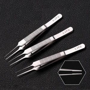 Pinzas Quirúrgicas Manuales de Acero Inoxidable Ametrina de 10 cm, Juego de Instrumentos Dentales con Modelos de Dientes de 0.6, 0.4 y 0.8 mm, AS-786 - Product Image 6