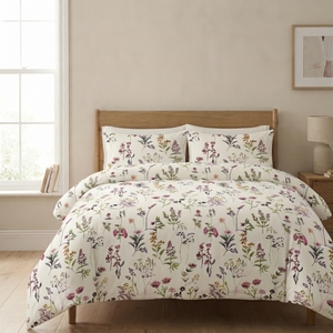 Parure de lit Deosai et 2 taies d'oreiller, motif floral classique, 100% coton, 150 fils/cm², qualité A, toutes saisons - Product Image 1