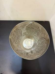 6 Inch Brass <b>Chocolate</b> Bowl with <b>Pink</b> Resin Base Customizable <b>Chocolate</b> Accessories Manufacturer for Home, Restaurant and Events - Product Image 4