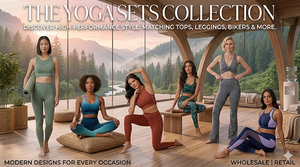 Conjunto Deportivo de Yoga para Mujer de Alta Calidad, Bra y Leggings Transpirables, Sin Costuras, 100% Nailon, Cintura Elástica con Logotipo en la Cintura y Frente - Product Image 4