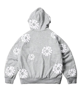 Sudadera con Capucha Personalizada con Estampado Puff, Sudadera de Forro Polar Grueso, Ropa Urbana Informal de Invierno - Product Image 3