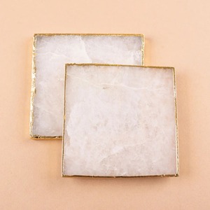 Designer Marble <b>Coaster</b> Set Luxury Stone <b>Drink</b> <b>Coasters</b> With Smooth Finish Durable And Heat Resistant Surface Perfect For Dining - Product Image 6