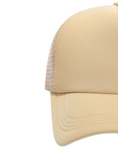 Gorra de Béisbol Trucker Beige Personalizada, con Malla Transpirable en la Parte Trasera, Ajustable con Broche, Lisa, con Logotipo Personalizado, para Verano, Casual, para Exteriores - Product Image 2