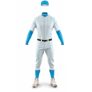 Breathable Heat-Transfer Printed Short Sleeve Baseball Uniform Unisex Striped White Orange Polyester Regular Fit Button Closure - Product Image 3