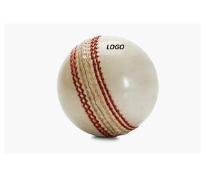 Pelota de Cricket Dura de Prueba de 156g |   Balón de Cuero Premium de 4 Piezas Cosido a Mano, Tamaño Senior, Logotipo Personalizado, Fabricante OEM - Product Image 4