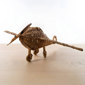 Juguetes de ratán sostenibles para niños pequeños, precio al por mayor, aviones de juguete hechos a mano. - Product Image 3