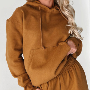 Sweat à capuche pour femme de haute qualité, en coton molletonné épais, écologique, printemps été hiver, surdimensionné, style streetwear, nouvelle mode - Product Image 5