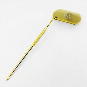 <b>Square</b> Shape Eyelash Extension <b>Mirror</b> Custom Logo And Gold plasma Coated Color And Diamond grip Handle Lash <b>mirror</b> - Product Image 3