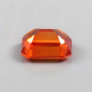 Zafiro Naranja Ceylon Fanta, Gema Suelta con Corte Radiante, Zafiro Naranja para Joyería y Fabricación de Anillos - Product Image 3