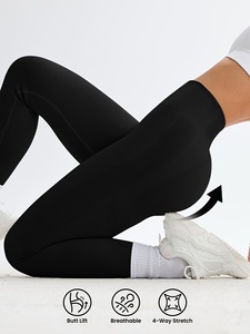 Leggings Deportivos Transpirables para Mujer, al por Mayor, Personalizados, sin Costuras, de Cintura Alta, Estilo Flare, para Gimnasio y Fitness - Product Image 5