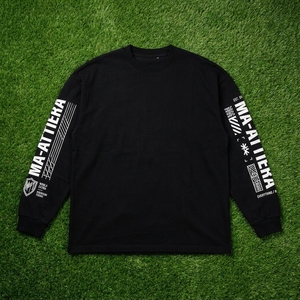 Men's T Shirt <b>Black</b> <b>Long</b> <b>Sleeve</b> Graphic Print Crew Neck Oversized Fit Casual Streetwear <b>Tshirt</b> Clothes Shirt - Product Image 5