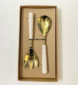 Offre Spéciale 2026 – Ensemble de Couverts de Cuisine en Bois, Résine et Acier Inoxydable au Design Moderne, Idéal pour Cadeau de Mariage, par STAR CRAFTS - Product Image 2