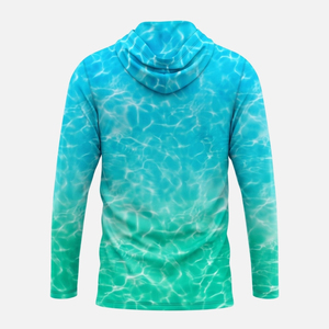 Men's Long Sleeve Fishing <b>Hoodie</b> UPF 50+ <b>UV</b> <b>Protection</b> Quick Dry Breathable Sun <b>Protection</b> Performance Fishing Shirt - Product Image 2