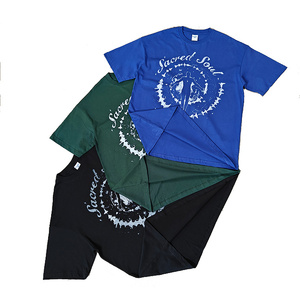 เสื้อยืดโอเวอร์ไซส์พิมพ์ลายโลโก้ด้านหน้าตามสั่ง ขายส่ง ผลิตจากผ้าโพลีเอสเตอร์ผสมฝ้าย 100% คอกลม แขนสั้น ระบายอากาศได้ดี สำหรับผู้ชาย - Product Image 4