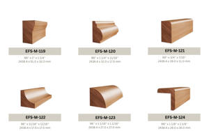 Moulures en bois d'érable massif de haute qualité, pour usage professionnel, matériau de construction pour murs, résistant à la pourriture, écologique, lisse - Product Image 2