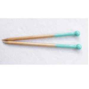 Aguja de Tejer de Alta Calidad de 5 mm y 35 cm de Largo, Colorida, con Mango Individual, para Hacer Suéteres y Guantes - Product Image 6