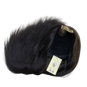 วิกผมมนุษย์เวียดนามผมตรงแบบธรรมชาติผมตรงไม่มีกาวปิดผมสีดำสวิสธรรมชาติ2x6 HD - Product Image 1