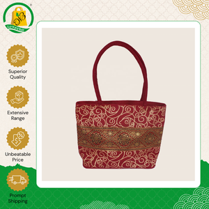 Nuevo Bolso Tote de Yute Mediano con Cierre de Cremallera, Diseño Llamativo de Estilo Lujoso, Buena Calidad, Asa de Mano Reciclada, en Venta - Product Image 3