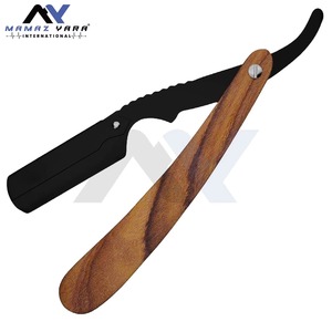 Navaja de Afeitar Recta Premium para Barbería, de Acero Inoxidable, Clásica, Manual, Profesional, para un Afeitado Suave, Individual - Product Image 3