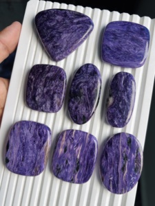 Charoita Natural de Primera Calidad, Cabujón de Piedra Preciosa Suelta Hecha a Mano para Joyería, Suministro a Granel, Accesorio ASHU GEMS - Product Image 2