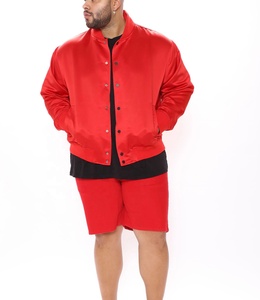 Nouveautés Vêtements Brodés Classique Hommes Mode Satin Baseball Varsity Homme Vestes - Product Image 6