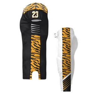 Unisex Fitted <b>White</b> Football Pants Elastic Waist Moisture Wicking Eco-Friendly Four-Way Stretch Windproof Polyester Sportswear - Product Image 3