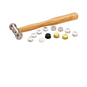 Marteau de texturage Eagle 9 à têtes interchangeables pour la fabrication de bijoux en bois, outil de façonnage de bagues 13-en-1 avec service de fabrication de moules - Product Image 2