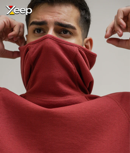 Sudadera con Capucha Personalizada XEEP para Hombre, Diseño Casual con Estampado Frontal, Corte Regular, Transpirable, de Secado Rápido, con Bolsillo, Servicio OEM - Product Image 5