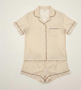 Conjunto de Pijama Corto de Verano para Mujer, Estampado a Mano, Ropa de Dormir de Algodón Suave con Característica Térmica, Hecho a Mano para Ella - Product Image 5