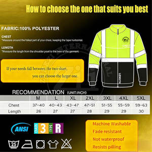 Sweat-shirts à capuche confortables, coupe classique, haute visibilité, réfléchissants, imperméables et ignifuges, très demandés - Product Image 6