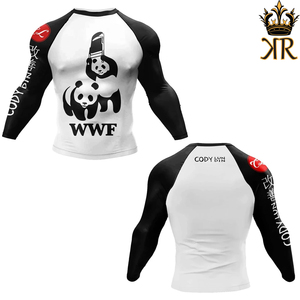 Rashguard de BJJ haute performance extensible dans quatre directions, haut de compression pour grappling sans kimono, MMA et entraînement de fitness - Product Image 1