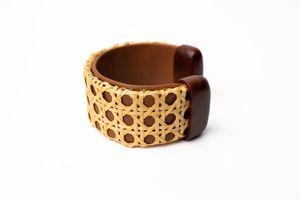Luxury Wooden Bangle <b>Bracelet</b> for Women <b>Boho</b> Vintage Daily Wear Party Festive Premium Finished Ethnic Fashion Jewelry Hand Cuff - Product Image 2
