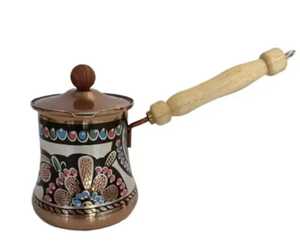 Cafetera Turca de Acero Inoxidable, Cezve, Ibrik, para Estufa, con Mango de Madera, para Cocina, Cafetería, Restaurante - Product Image 3