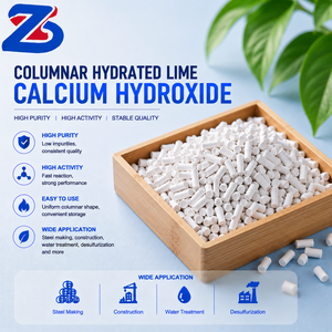 Granulés d'hydroxyde de calcium extrudé (chaux hydratée) pour applications industrielles d'adsorption et de traitement - Product Image 1