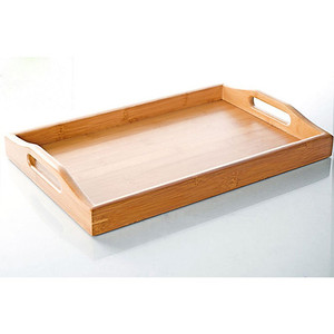 Bandeja de Servir de Bambú de Primera Calidad, Superficie Limpia, Acabado Liso, Ideal para Servir Bebidas y Exhibir Productos, Mejora la Apariencia - Product Image 2