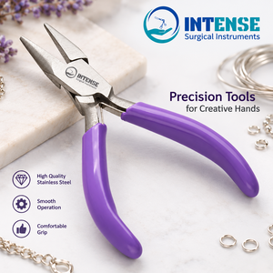 Alicates Profesionales de Punta Plana de Acero Inoxidable para Joyería, Alicates de Precisión para Abalorios, Herramienta Manual para Doblar Alambre - Product Image 3