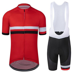 Ensemble de vêtements de cyclisme professionnels pour hommes et femmes, tenue d'été avec short rembourré pour cyclistes, ensemble de vêtements de cyclisme en vente - Product Image 1