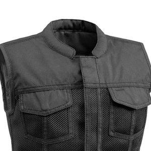 Gilet en cuir pour femme, vêtement d'extérieur personnalisé, cuir véritable, service de production en gros OEM/ODM - Product Image 3
