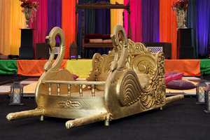 Premium Maharaja Style Wedding Palki <b>Doli</b> for Bride Entry Entrance Best Traditional Palki Factory Price Trending Marriage <b>Doli</b> - Product Image 2